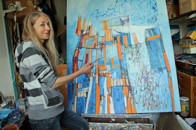 La peintre Viroflaysienne Sylvie Demay flirte avec l'expressionnisme (2)